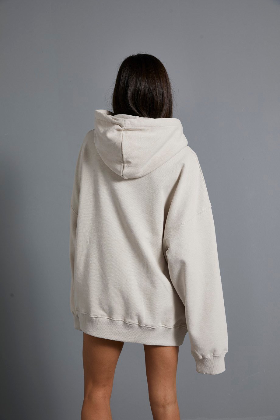 Bej Oversize Sweatshirt