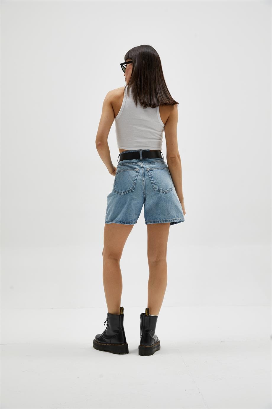 Boyfriend Denim Şort 
