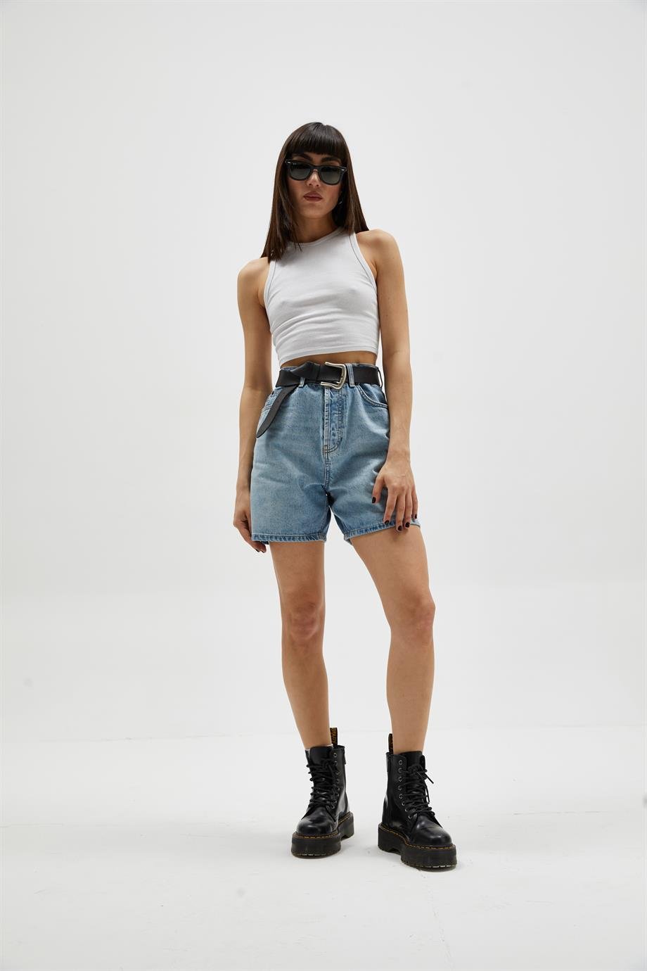 Boyfriend Denim Şort 