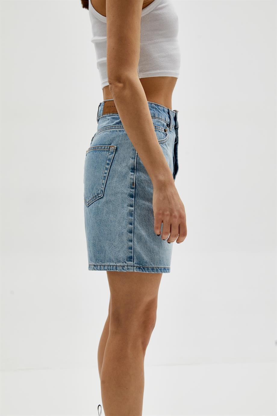 Boyfriend Denim Şort 