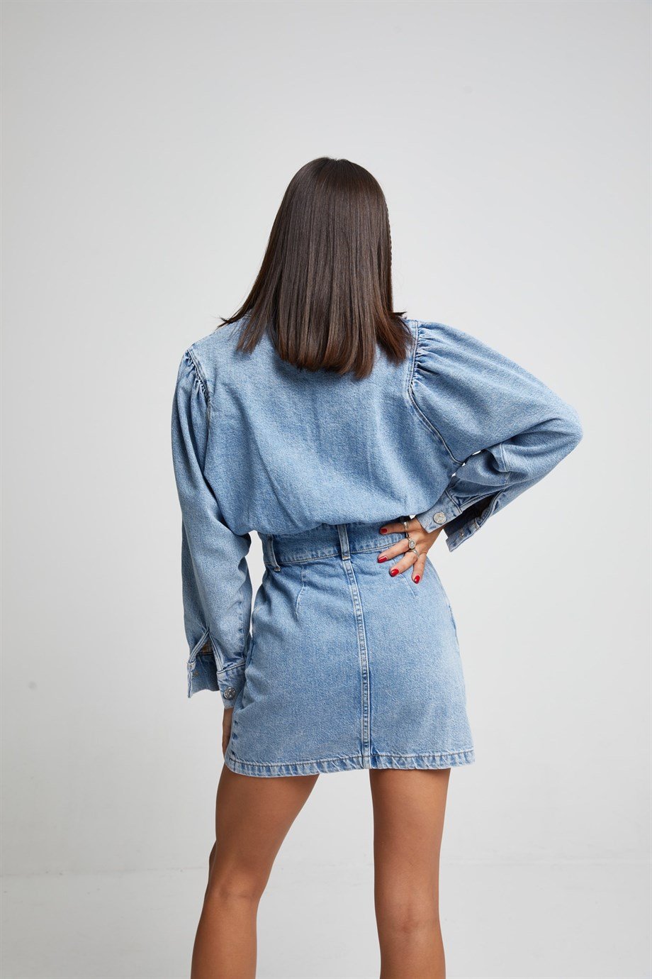 Denim Elbise