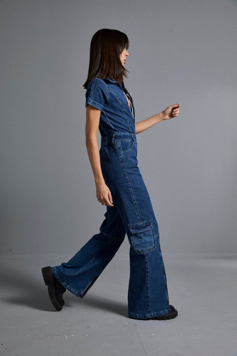 Denim Kargo Cep Tulum