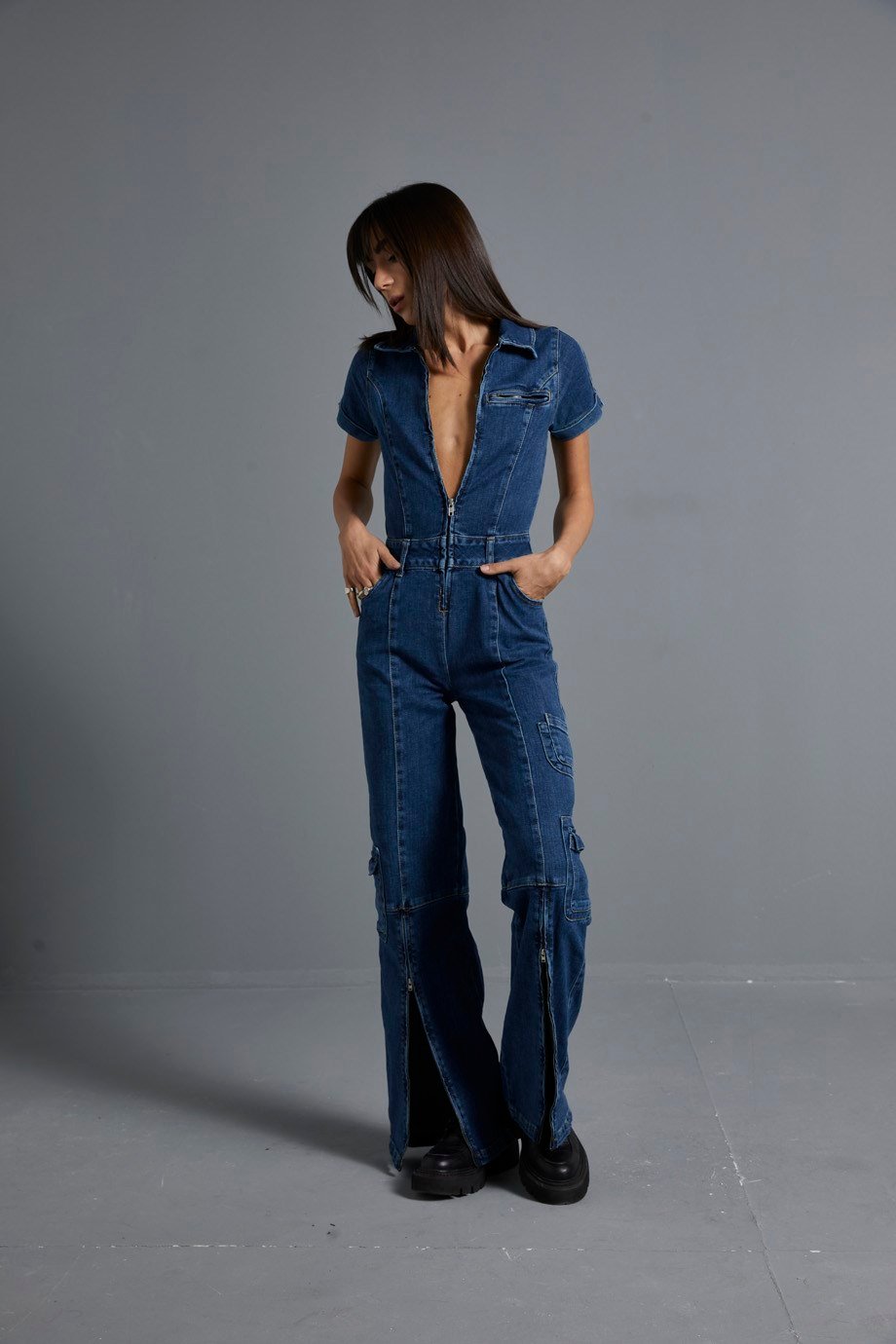 Denim Kargo Cep Tulum