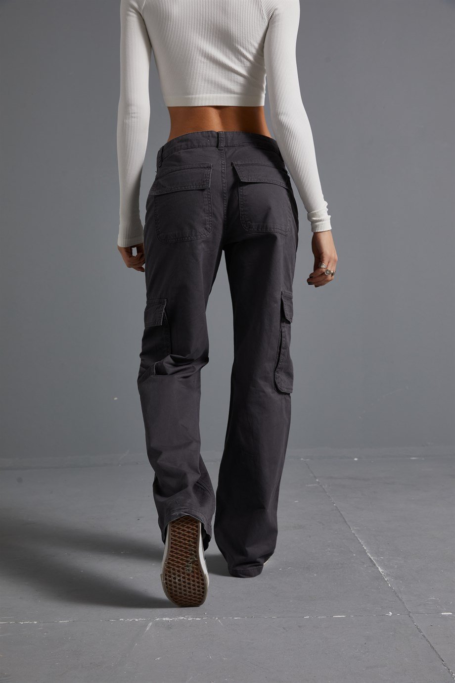 Füme Straight Fit Kargo Pantolon 