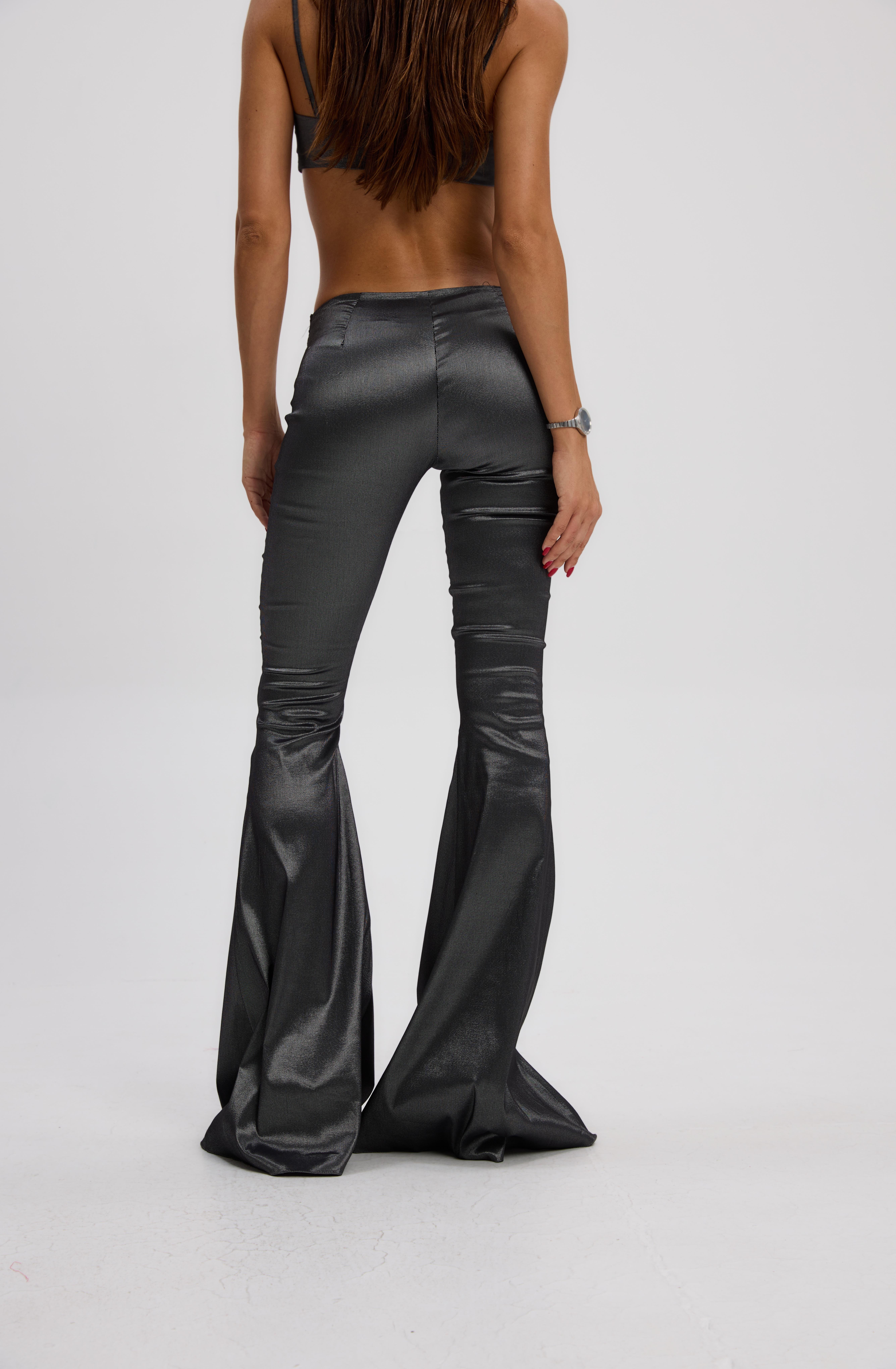 Gri Extra İspanyol Paça Pantolon