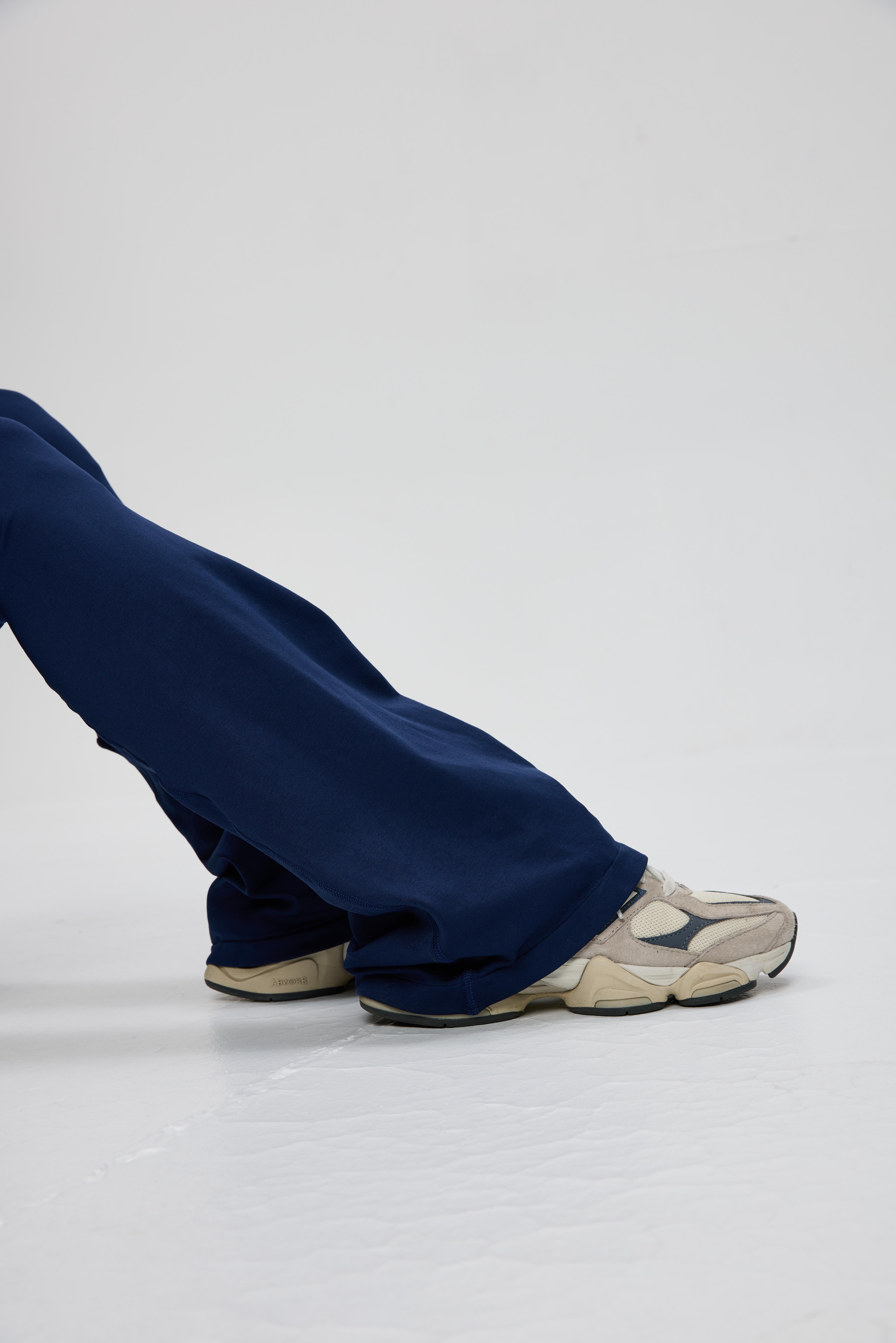 Lacivert Push Up İspanyol Paça Tayt