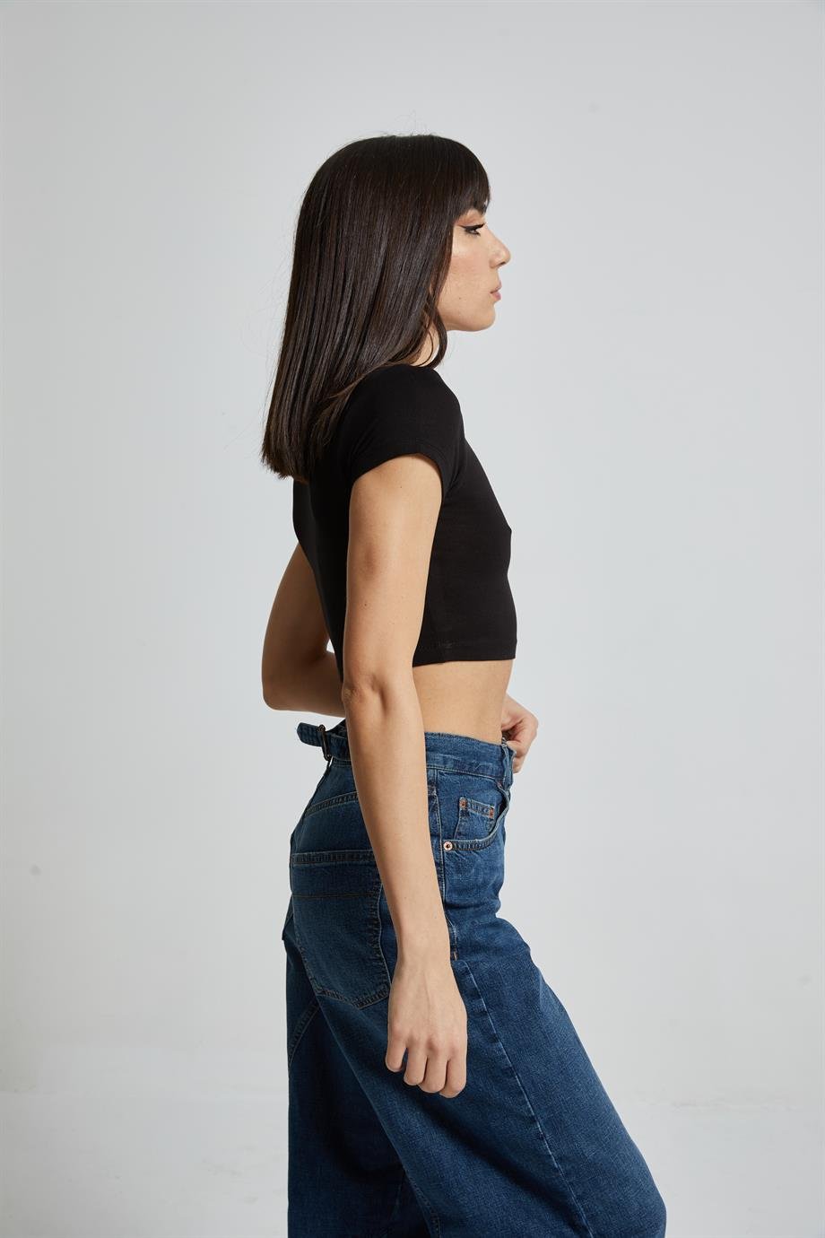 Siyah Basic Top