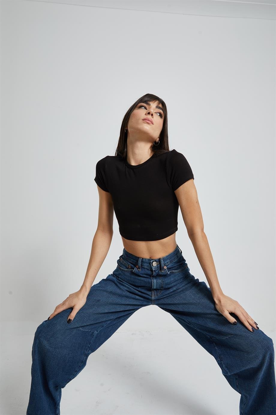 Siyah Basic Top