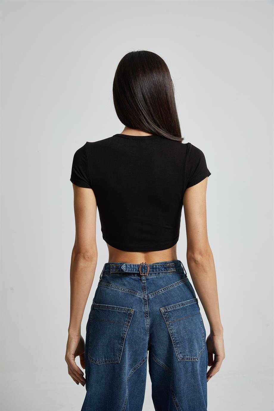 Siyah Basic Top