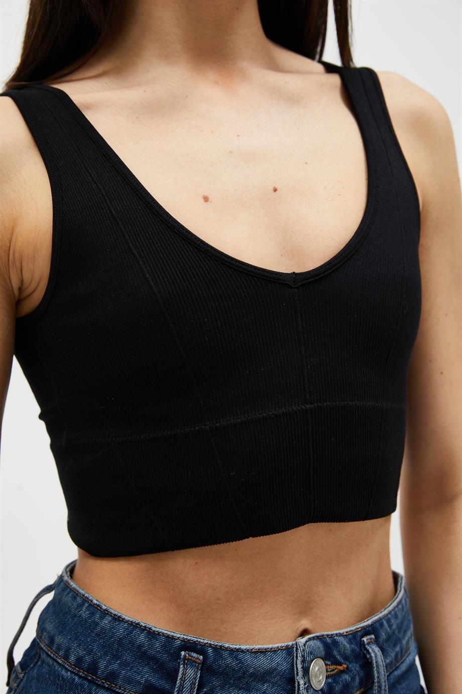 Siyah Korse Top