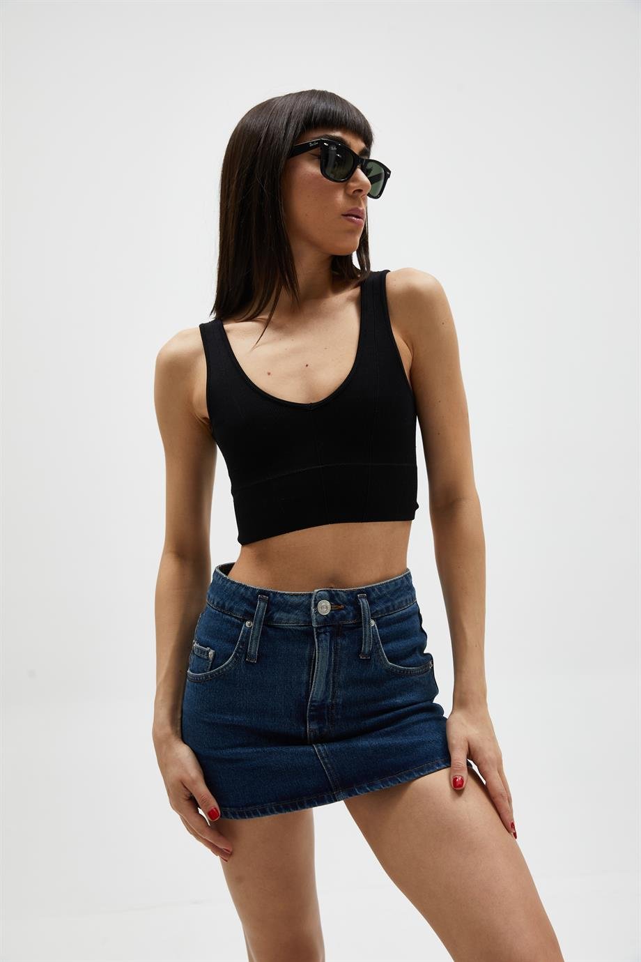 Siyah Korse Top