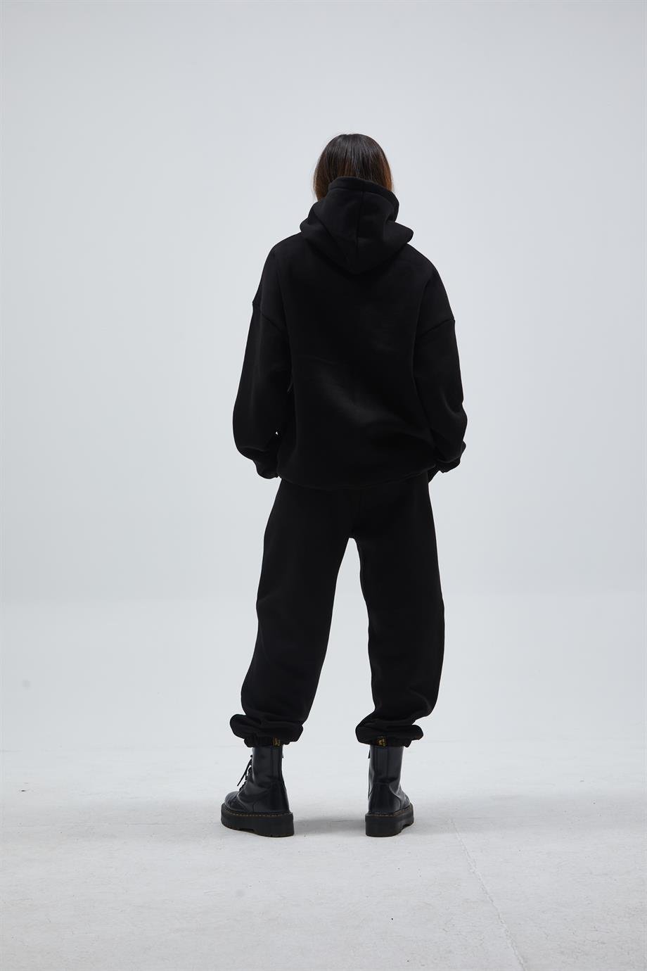 Siyah Oversize Eşofman Takımı