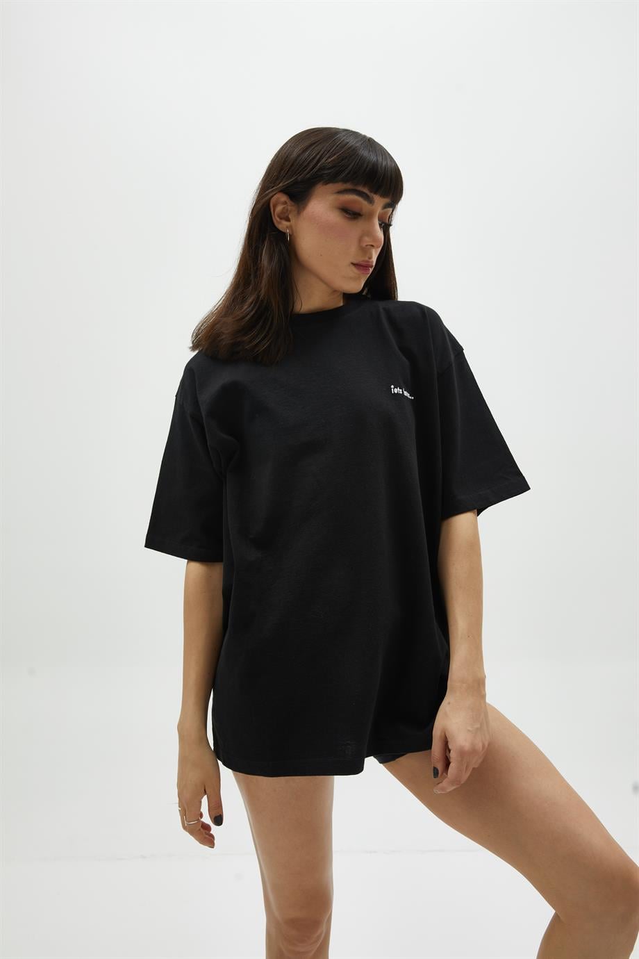 Siyah Oversize T-Shirt