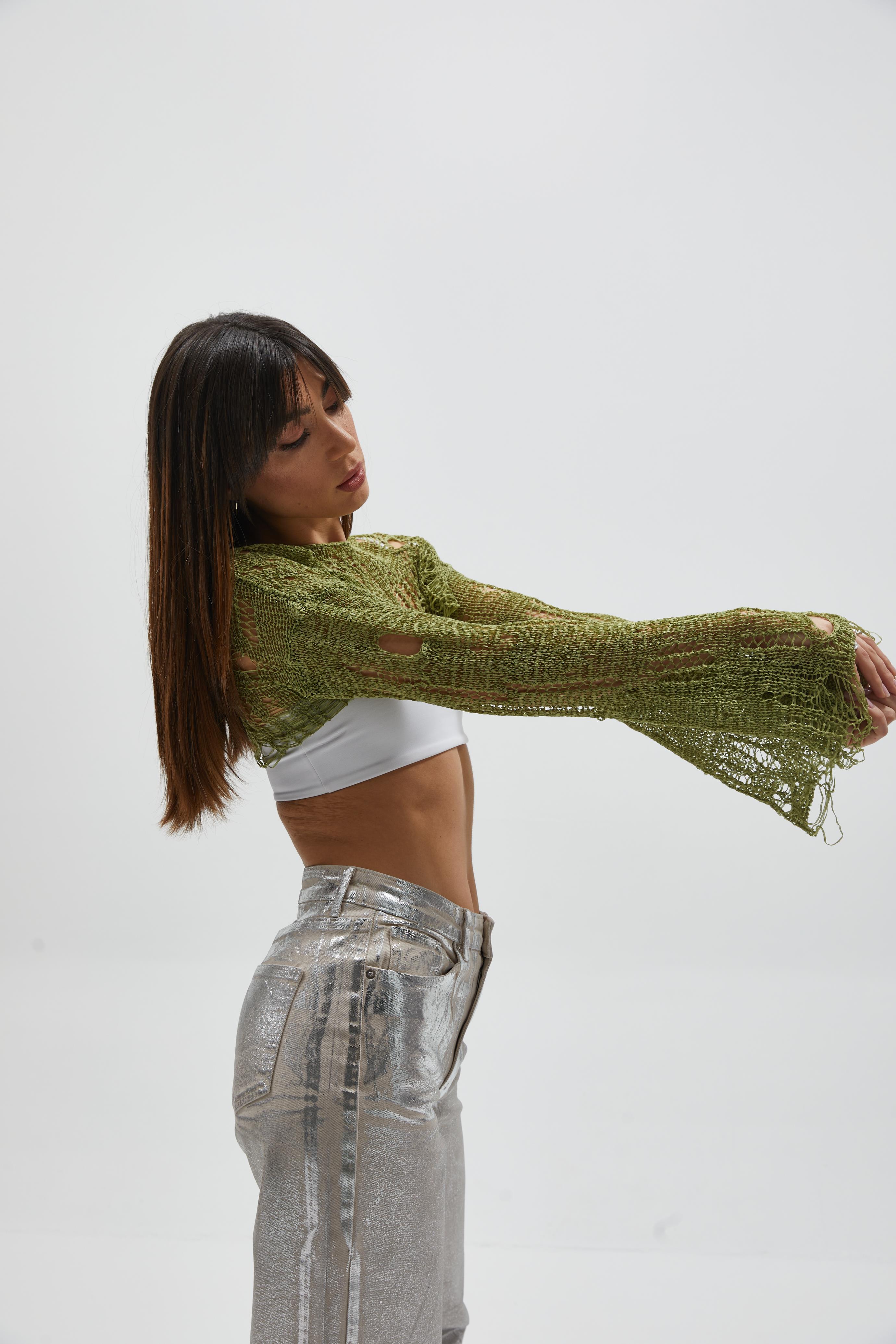 Yeşil Ajurlu Mini Top
