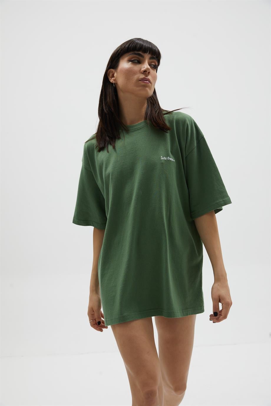 Yeşil Oversize T-Shirt