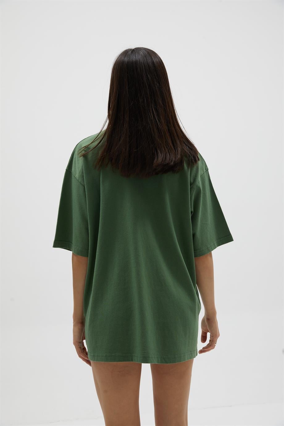 Yeşil Oversize T-Shirt
