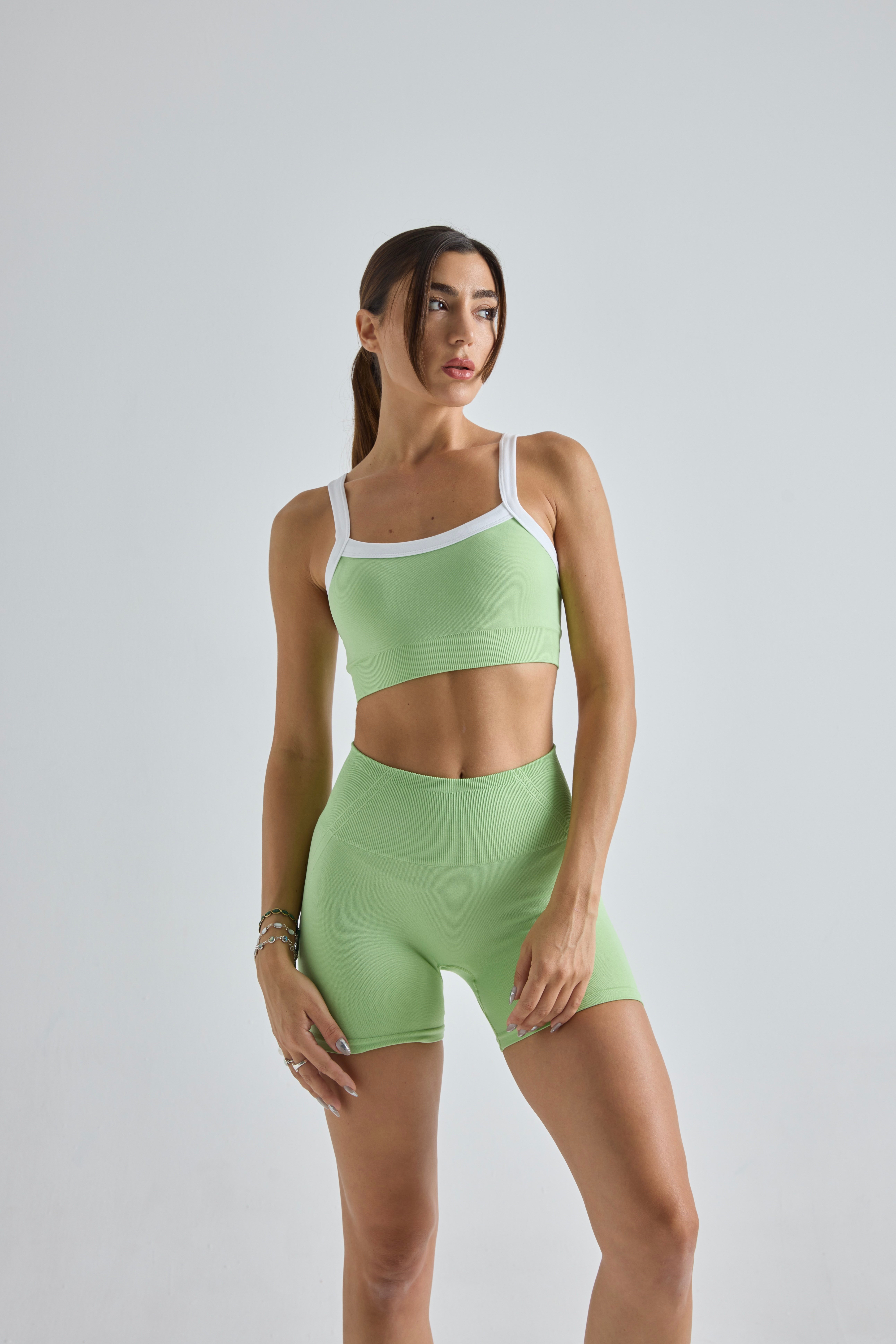 Yeşil Push Up Etkili Şort