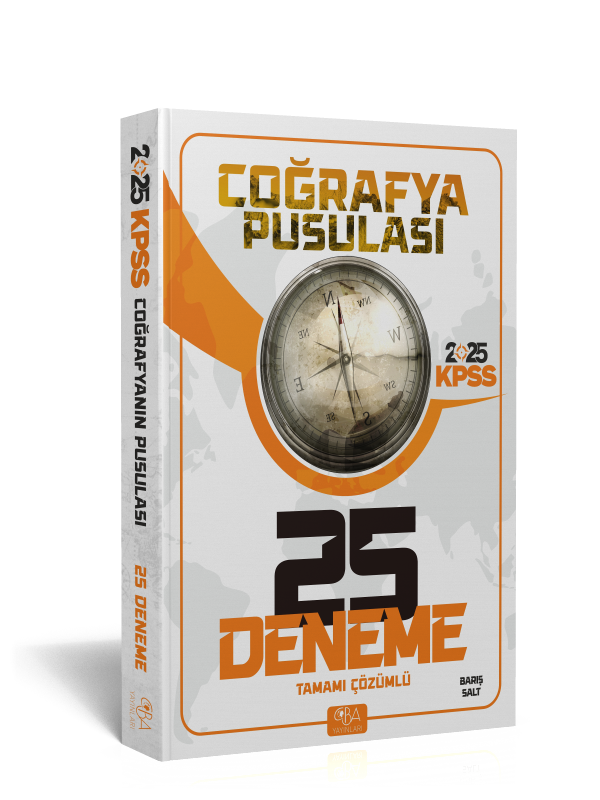 2025 KPSS COĞRAFYA PUSULASI 25 DENEME-TAMAMI ÇÖZÜMLÜ-BARIŞ SALT