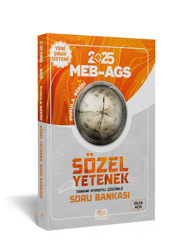 2025 MEB AGS Sözel Yetenek Soru Bankası-Tamamı Ayrıntılı Çözümlü- Tam 320 Sayfa- Dilek Açık