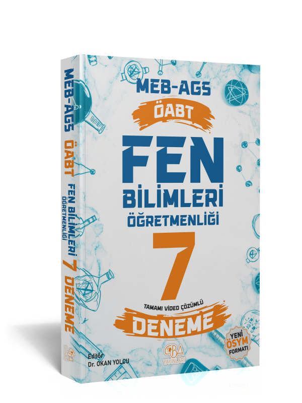 2025 ÖABT Fen Bilimleri Öğretmenliği 7 Deneme-Tamamı Video Çözümlü-Yeni Sınav Formatında-Editör Dr. Okan YOLCU