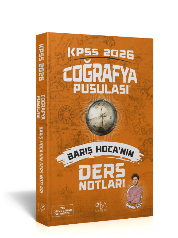 2026 KPSS Coğrafya Pusulası Barış Hoca'nın Ders Notları 