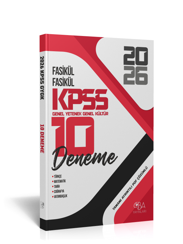 2026 KPSS Genel Yetenek Genel Kültür 10 Deneme - Fasikül Fasikül