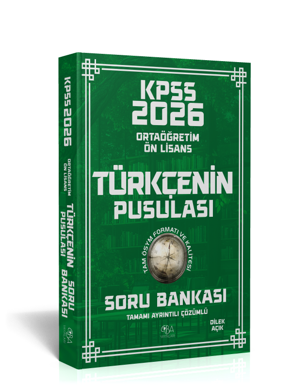 2026 KPSS Ön lisans-Ortaöğretim Türkçenin Pusulası Soru Bankası-Tamamı Ayrıntılı Çözümlü