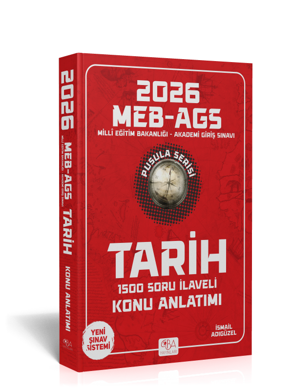 2026 MEB AGS Tarih Konu Anlatımı 1500 Soru İlaveli İsmail Adıgüzel