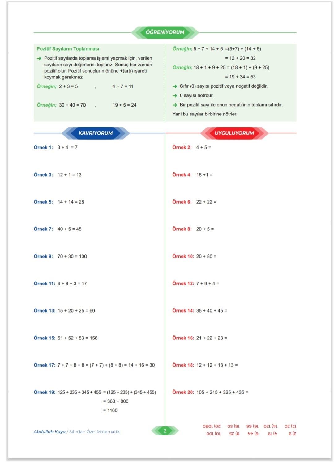 Sıfırdan Özel Matematik - Tüm Sınav Türlerine Uygun- Abdullah Kaya