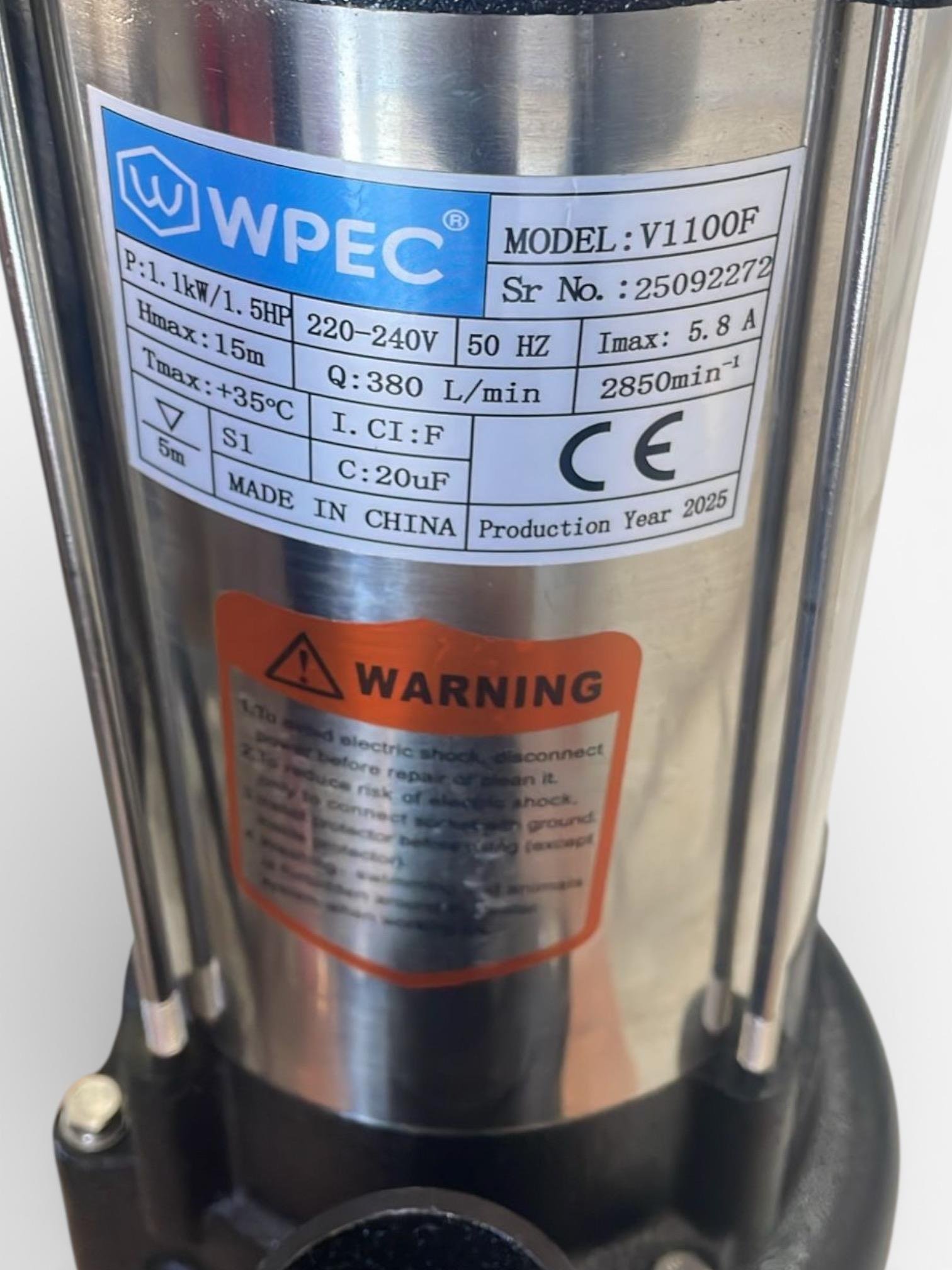 WPEC V1100F Dalgıç Pompa