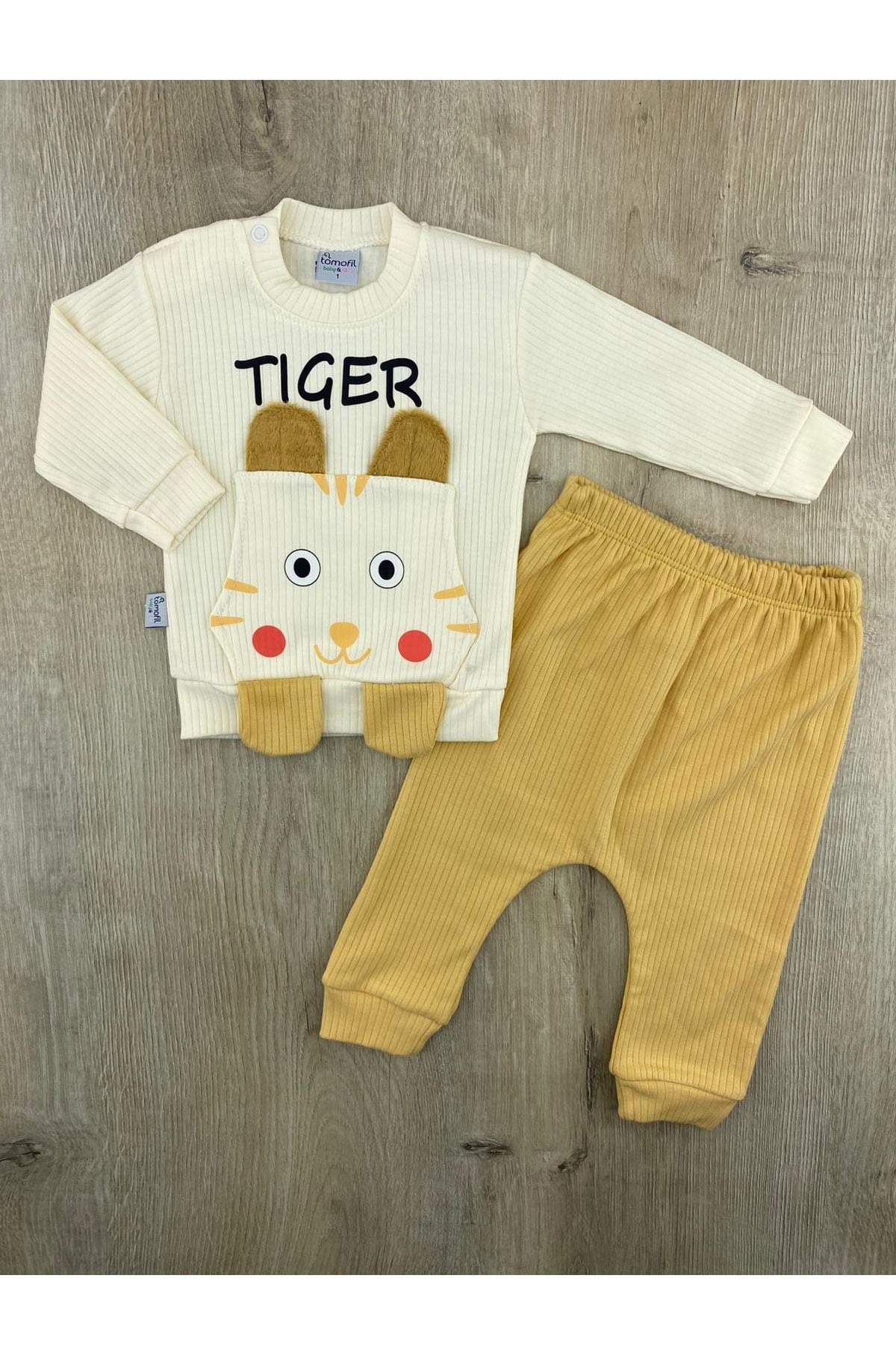 #360103 (6-9-12 Ay) Tiger Desenli Mevsimlik Takım