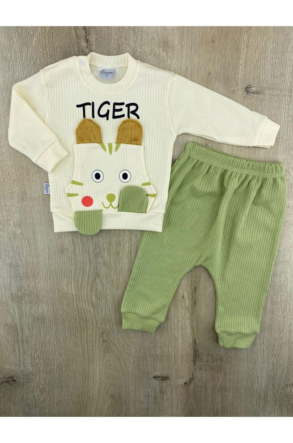 #360103 (6-9-12 Ay) Tiger Desenli Mevsimlik Takım