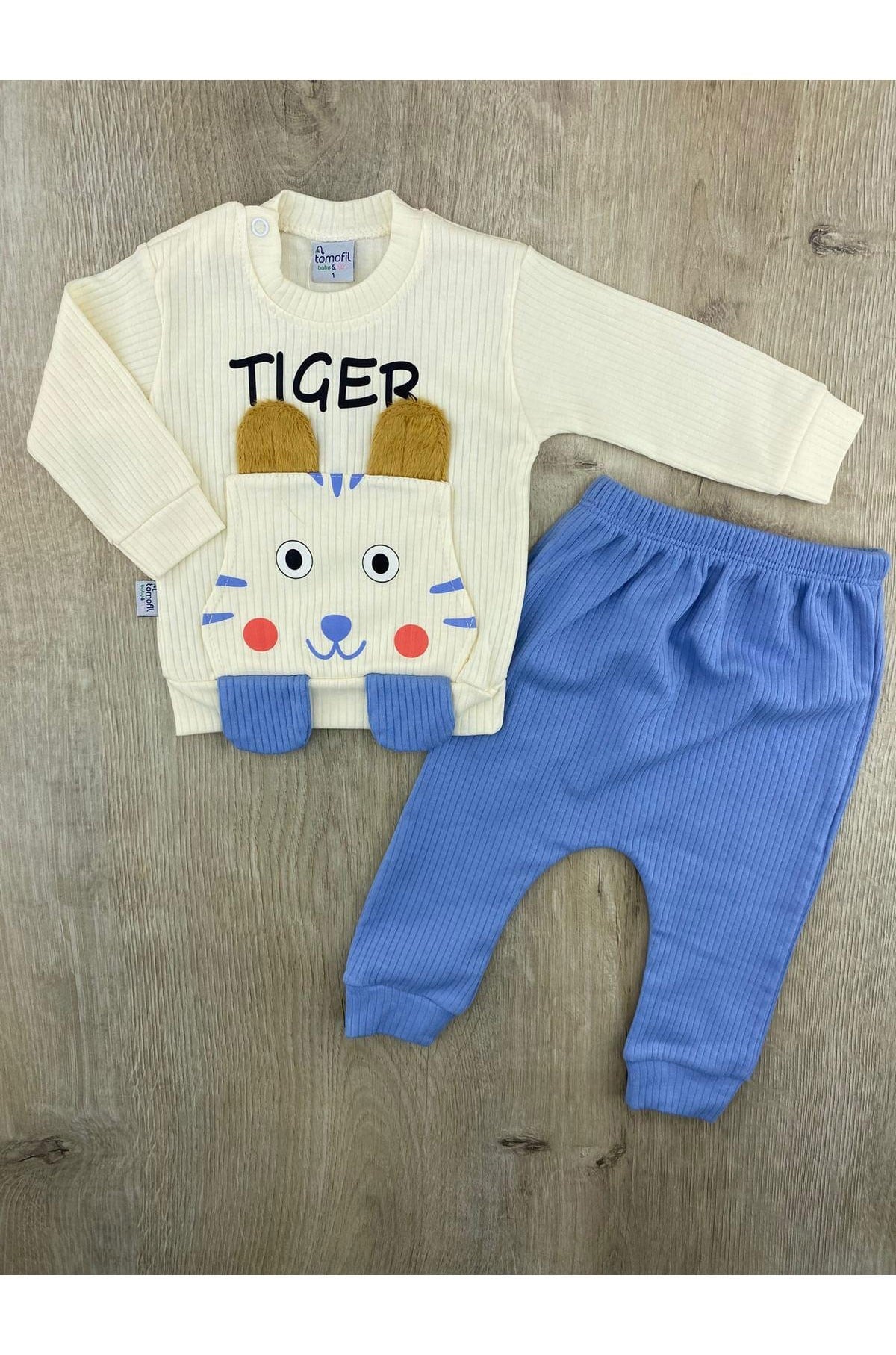 #360103 (6-9-12 Ay) Tiger Desenli Mevsimlik Takım
