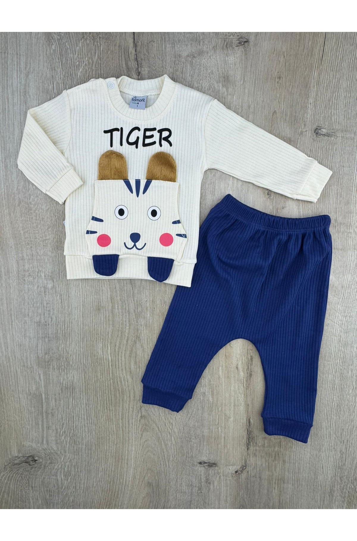#360103 (6-9-12 Ay) Tiger Desenli Mevsimlik Takım