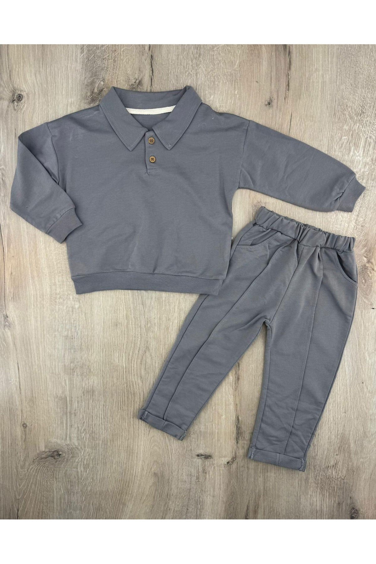#360249 (2-6 Yaş) Polo Yaka Mevsimlik Takım