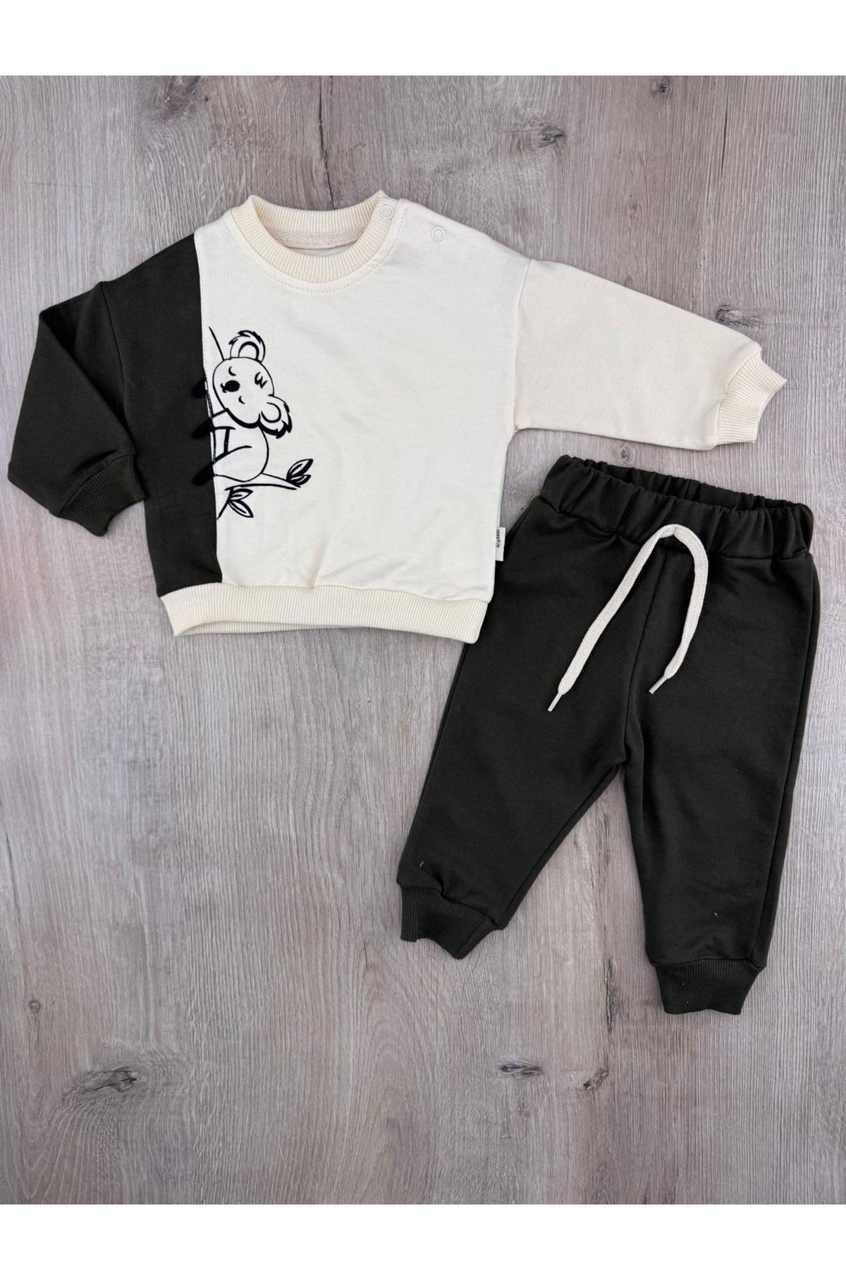 #360280 (6-24 Ay) Koala Desenli Mevsimlik Takım
