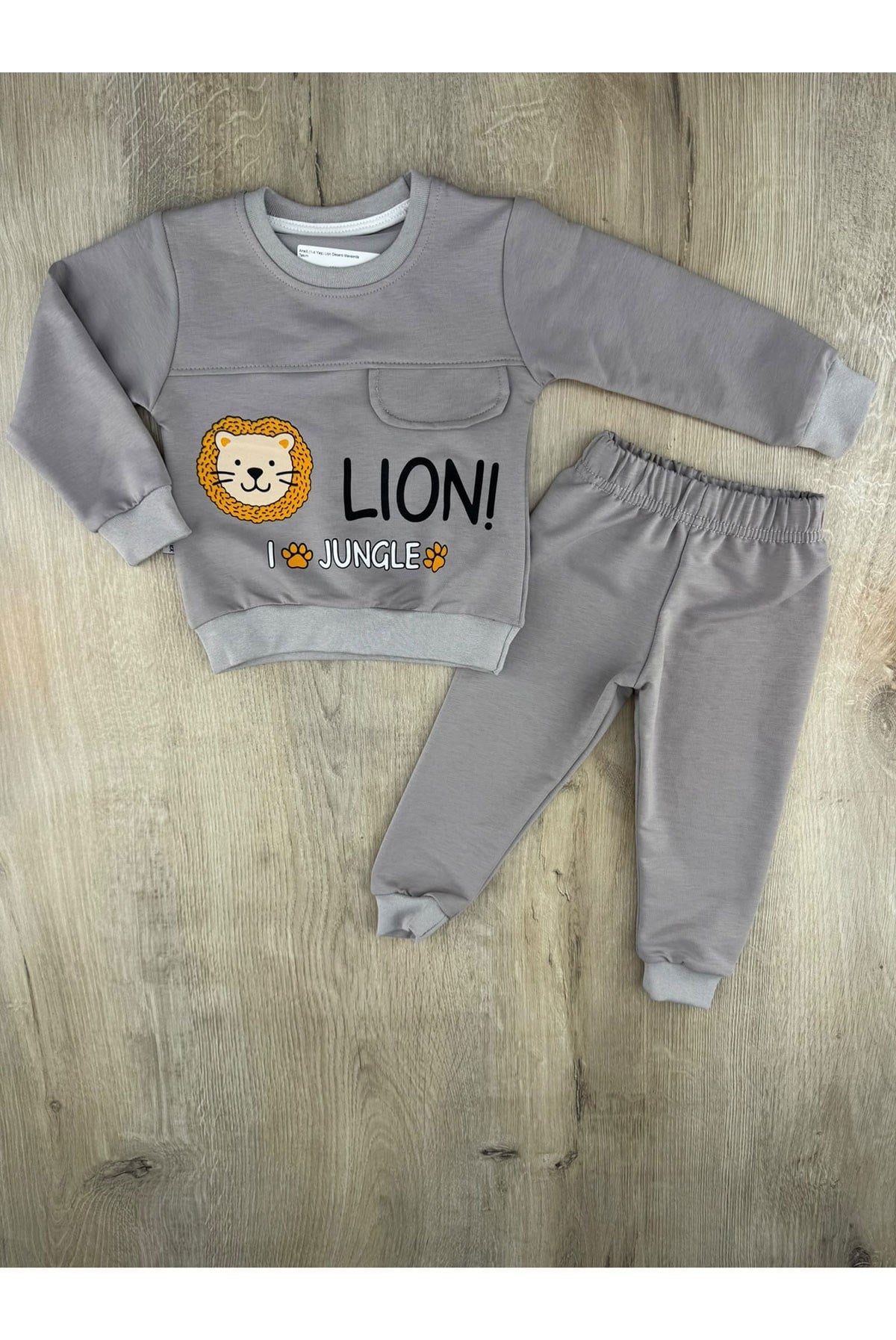 ArteX (1-4 Yaş) Lion Desenli Mevsimlik Takım