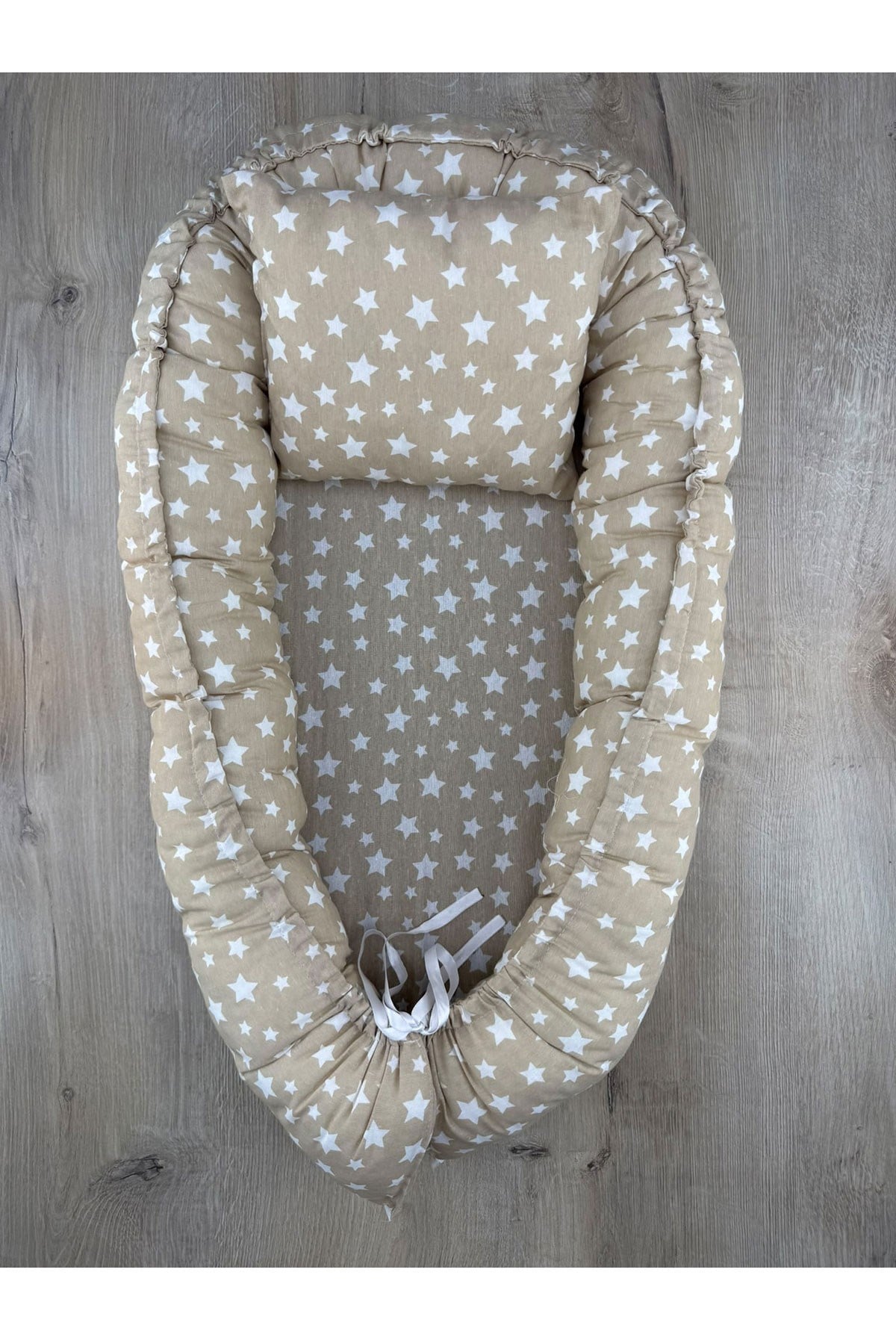 BABYNEST Minik Yıldız Desenli Bebek Yatağı