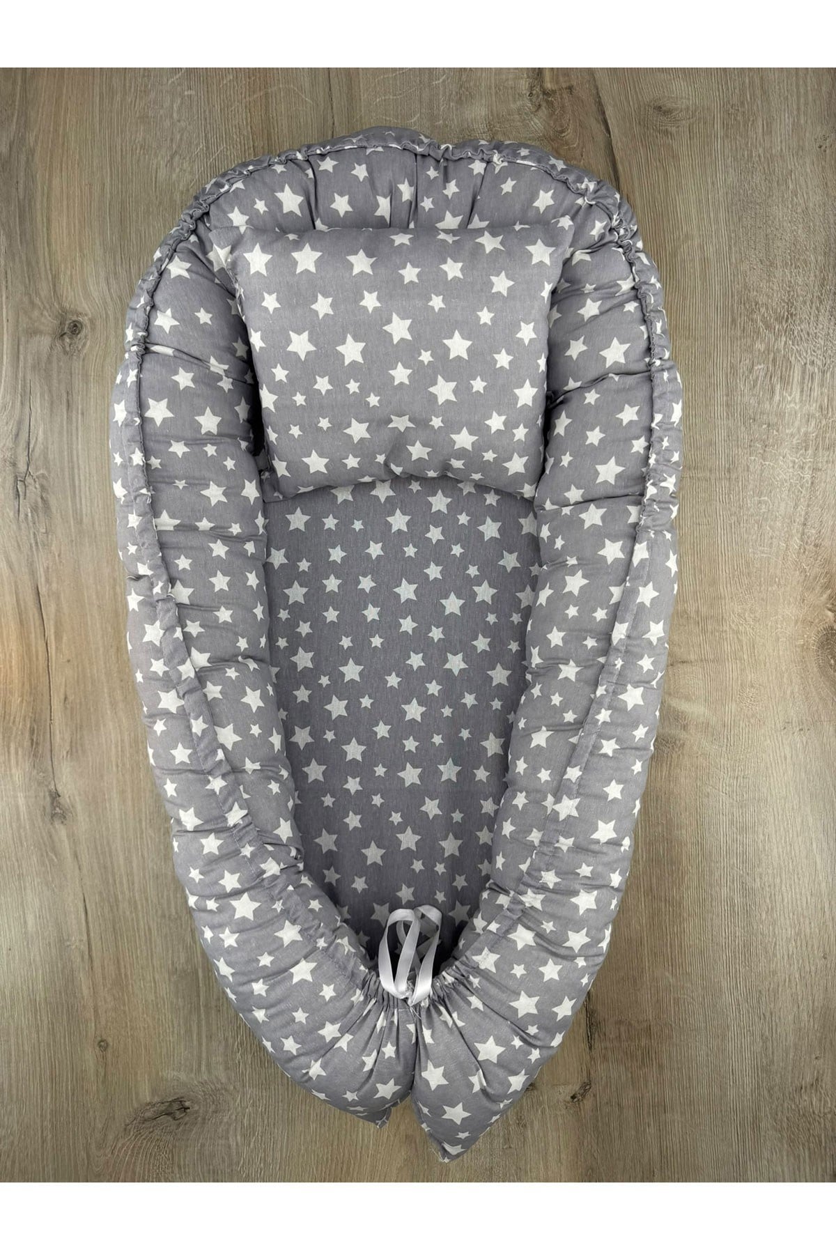 BABYNEST Minik Yıldız Desenli Bebek Yatağı