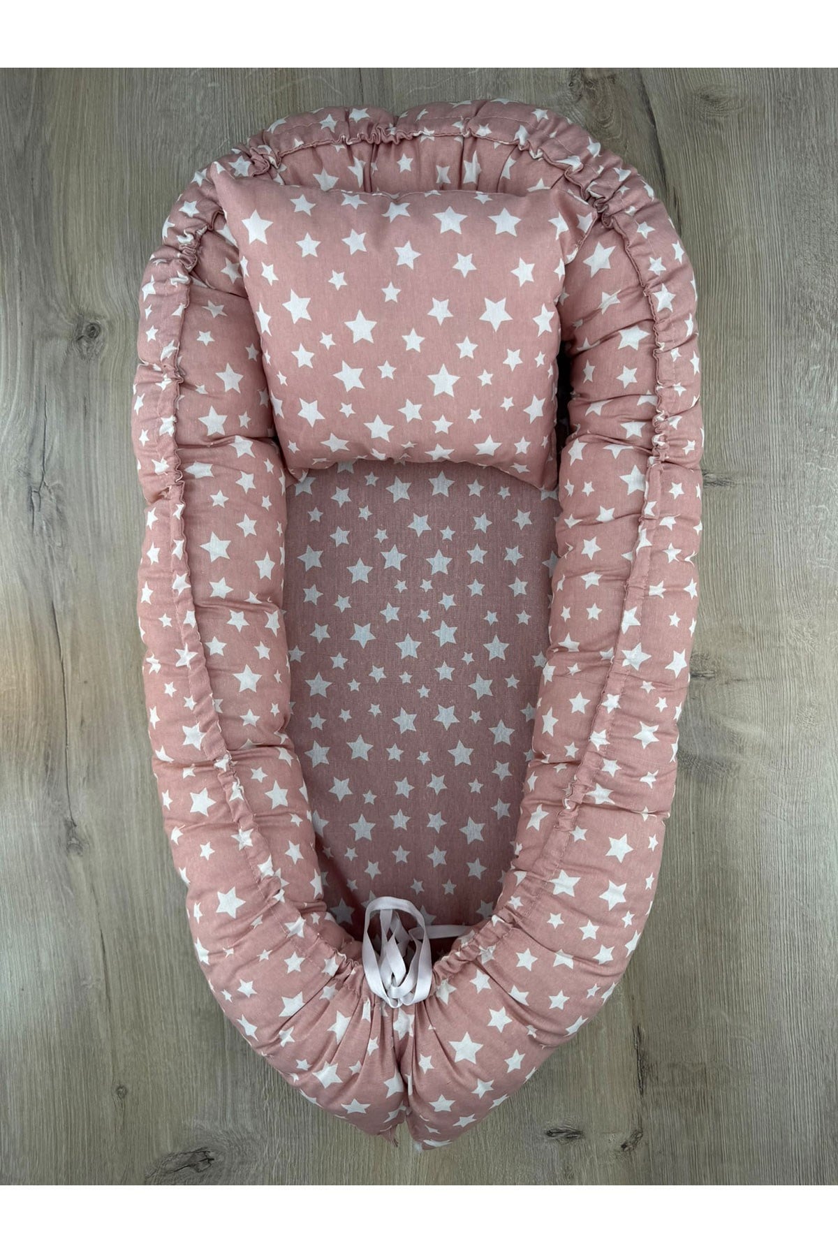 BABYNEST Minik Yıldız Desenli Bebek Yatağı