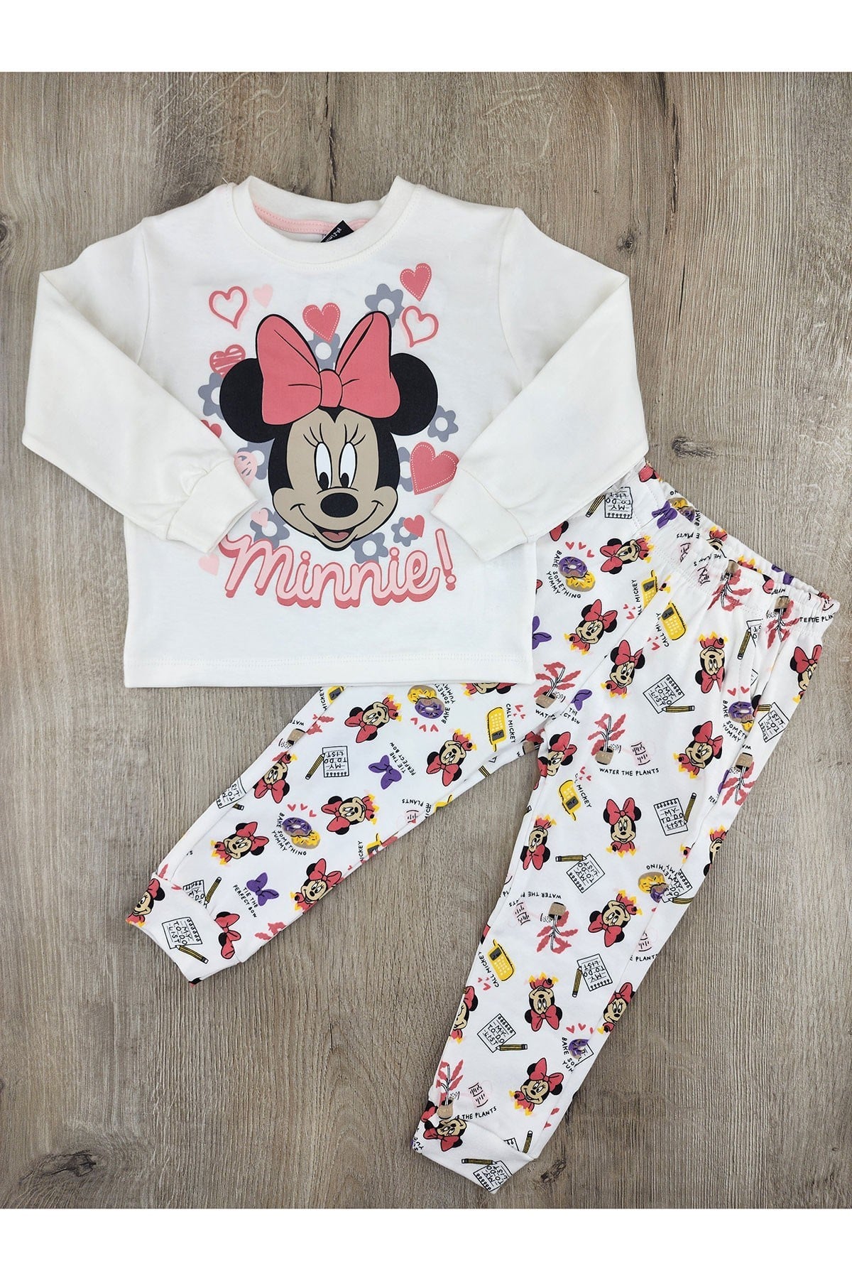 By Fred (3-6 Yaş) Minnie Desenli Pijama Takımı