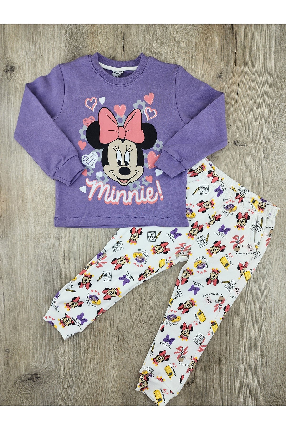 By Fred (3-6 Yaş) Minnie Desenli Pijama Takımı