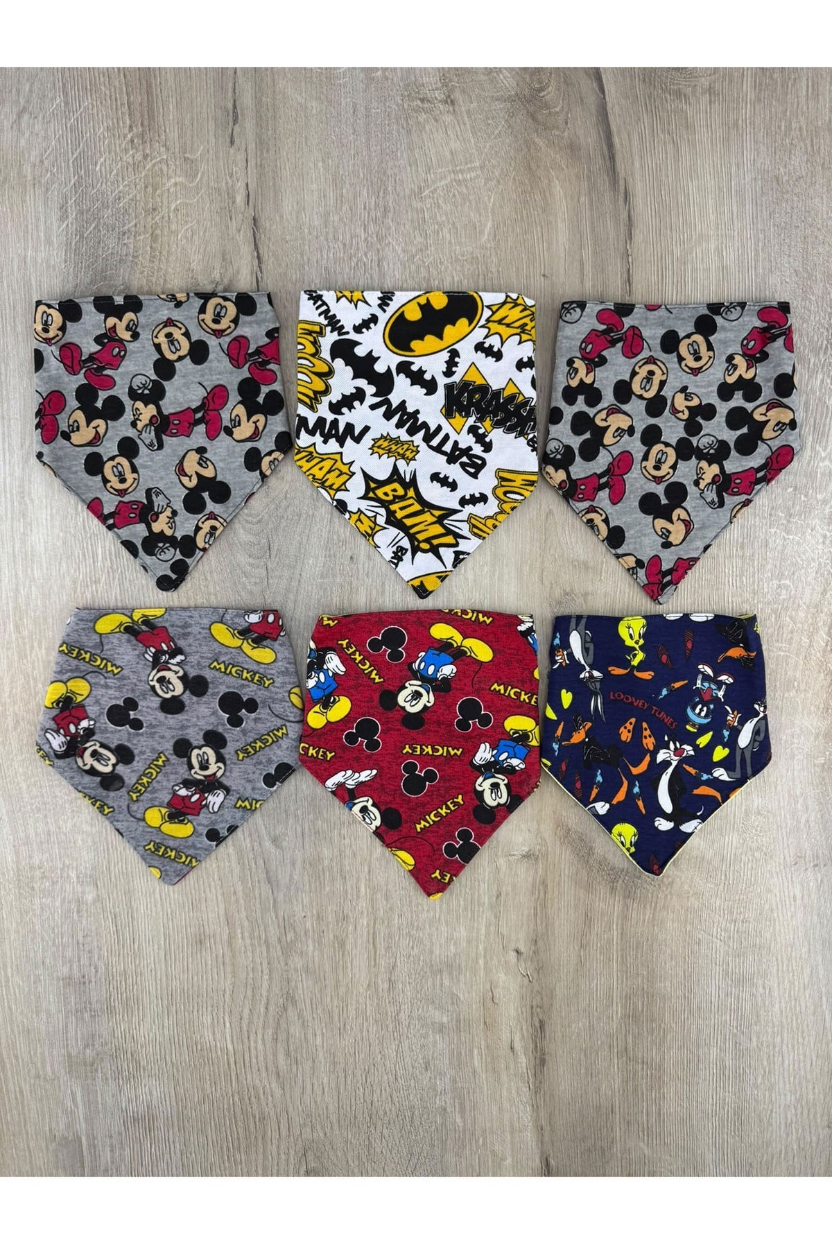 Cemre Bebe 6Lı Fular Önlük Seti