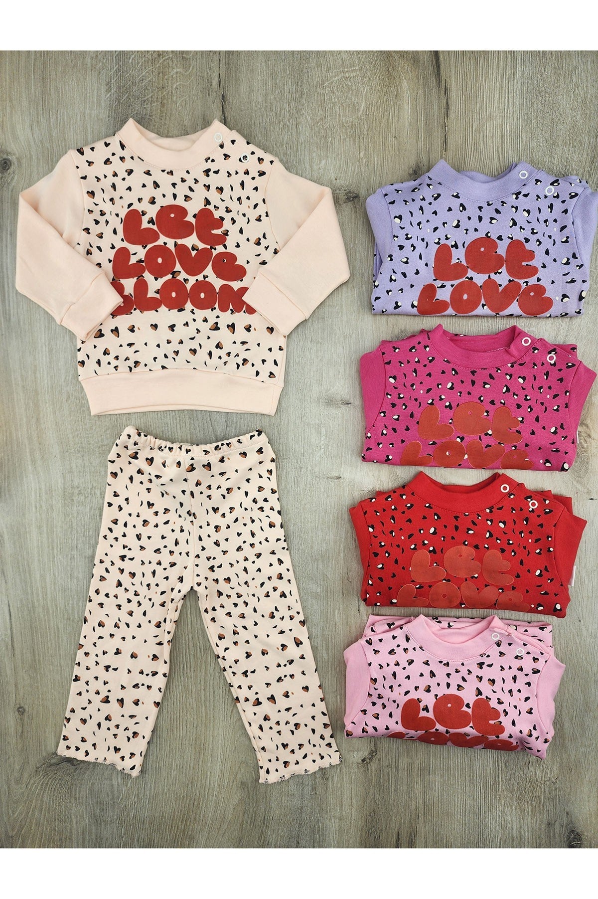 Ceylan (6-18 Ay) Love Bloom Desenli Mevsimlik Takım