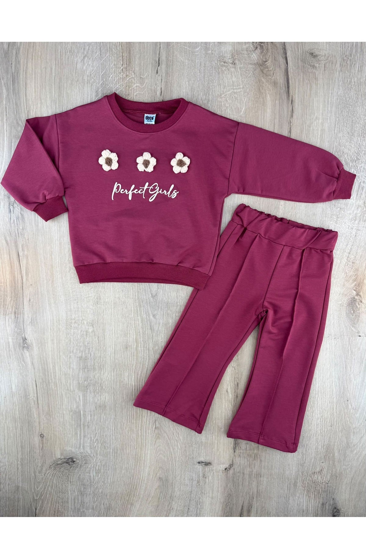Deco 27715 (2-5 Yaş) 3 Papatya Desenli Mevsimlik Takım