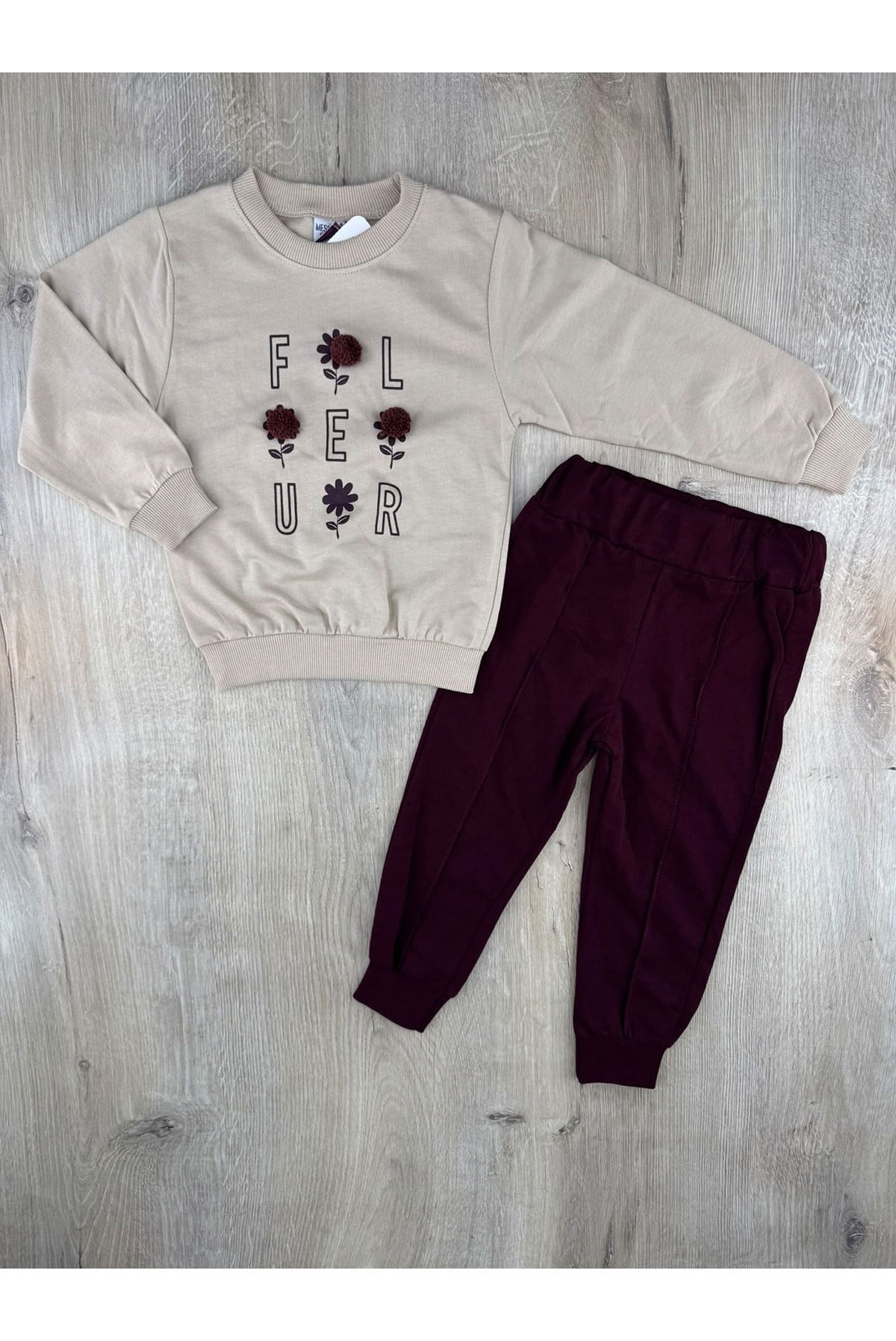 Deco 27943 (2-5 Yaş) Ponponlu Mevsimlik Takım