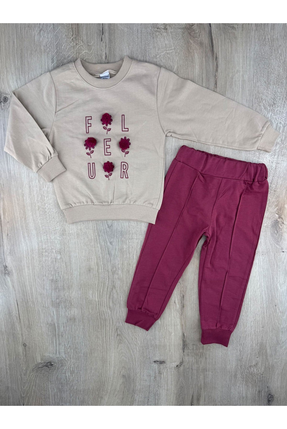 Deco 27943 (2-5 Yaş) Ponponlu Mevsimlik Takım