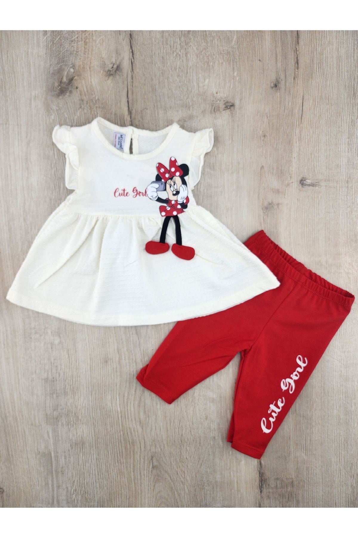 Deco(9-24 Ay) Mobil Mickey Oyuncaklı Taytlı Takım