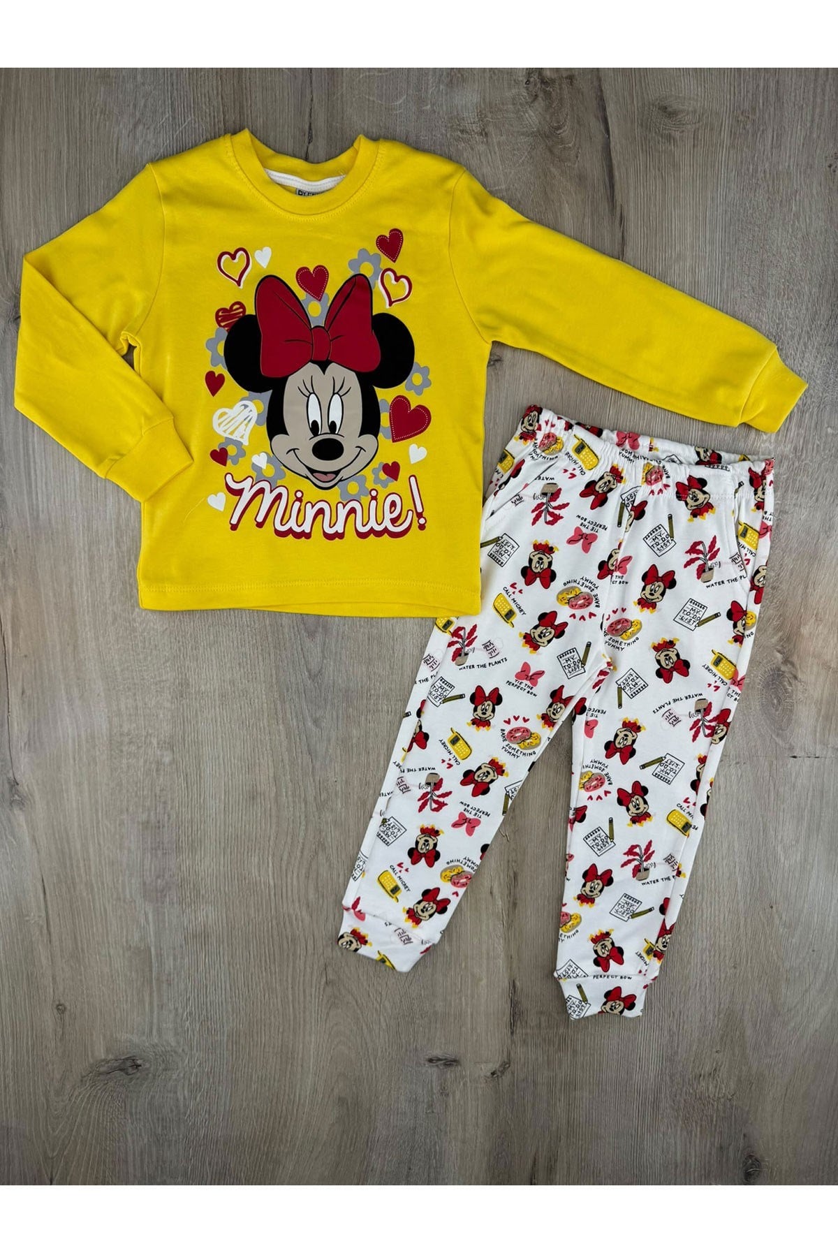 Fred (3-6 Yaş) Minnie Desenli Pijama Takımı