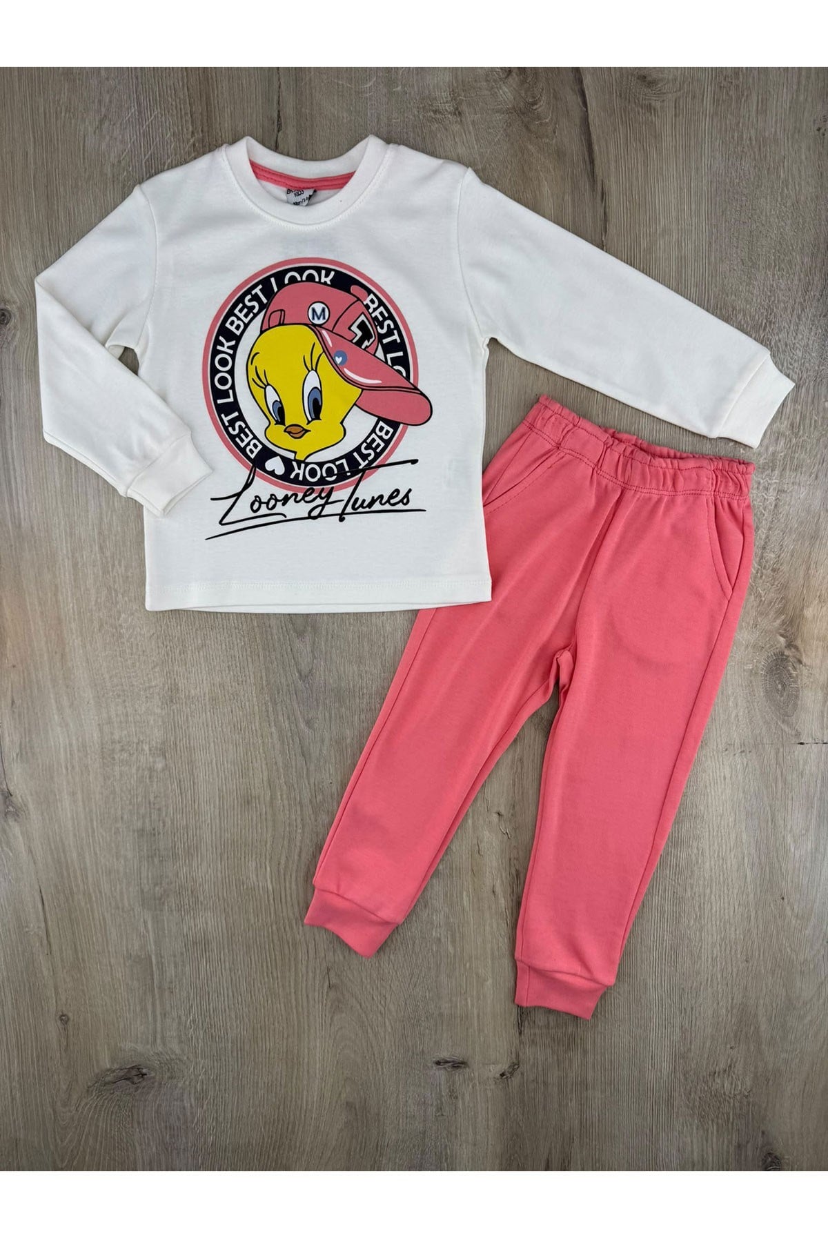 Fred (3-6 Yaş) Tweety Desenli Pijama Takımı